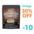 7 misturas de cogumelos de leões Cordyceps, Chaga, Reishi, cauda de peru, Maitak